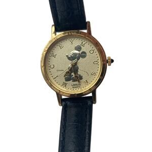 VTG Lorus Mickey Mouse Women's Watch 26mm Adjustable Band New Battery V811-1410